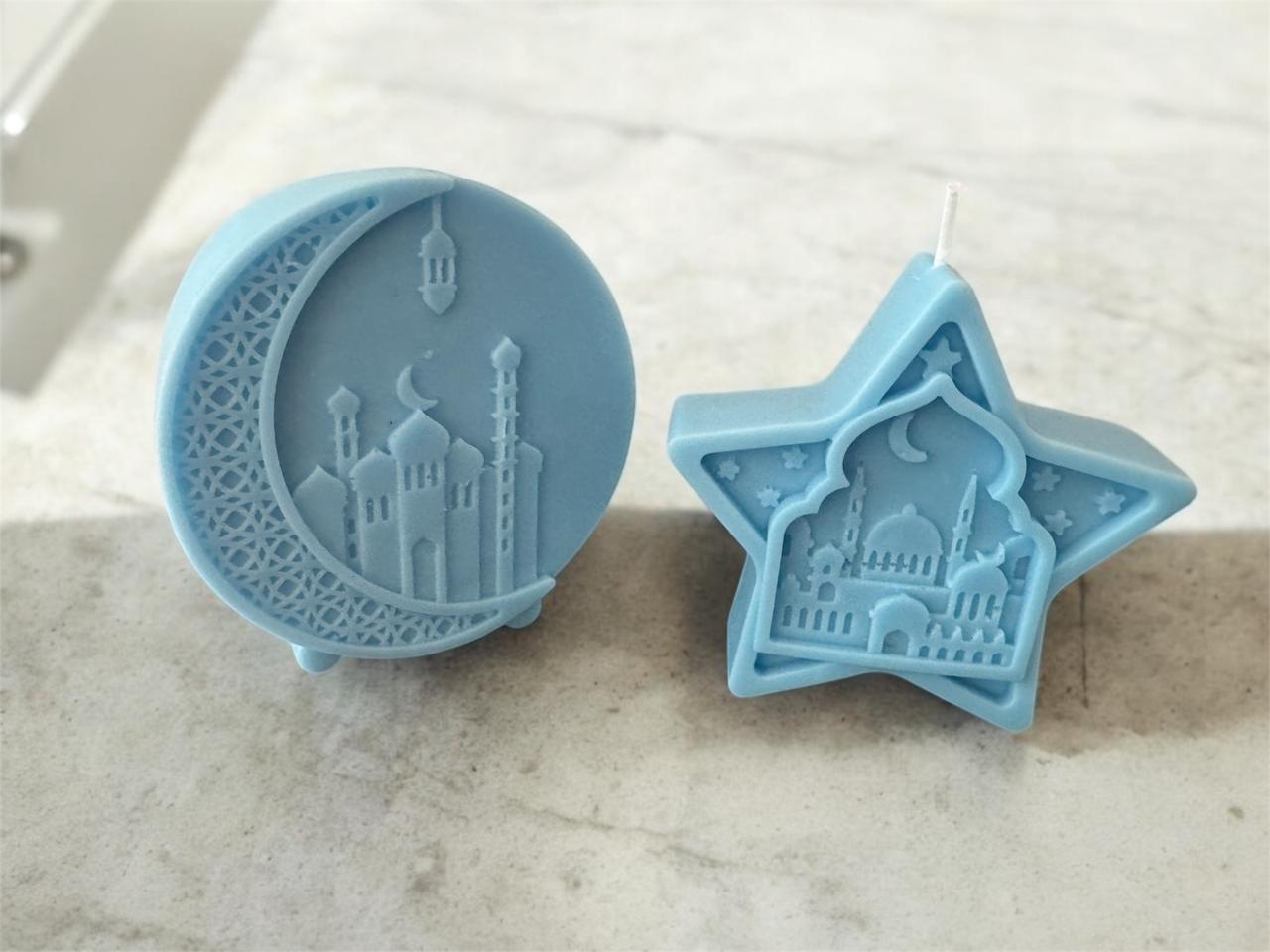 Ramadan Candles (full moon /Star / half-moon)